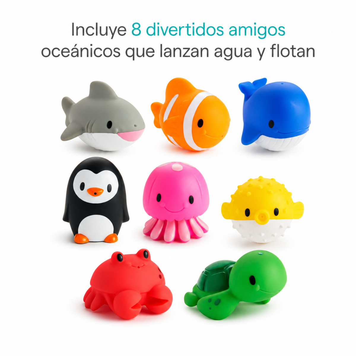 Pack 8 Ocean™ Squiters